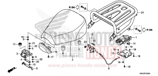 SEAT/LUGGAGE CARRIER C125AK de 2019